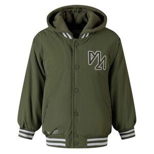 Minoti Boys Embroidered Baseball Varsity Jacket / Khaki